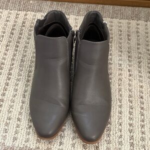 Croft & Barrow Charcoal Ankle Booties